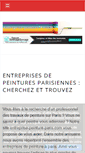 Mobile Screenshot of entreprise-peinture-paris.com
