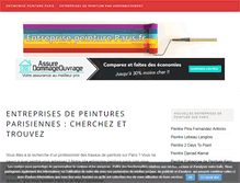 Tablet Screenshot of entreprise-peinture-paris.com
